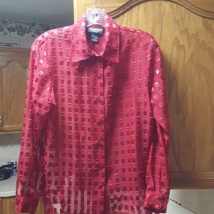 NOTATIONS WOMENS 2  PC  TANK  TOP BLOUSE    SIZE PM